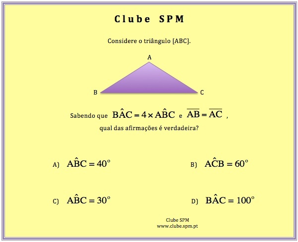 Quiz de Matemática : 04 de maio - 4º ano A,B e C 