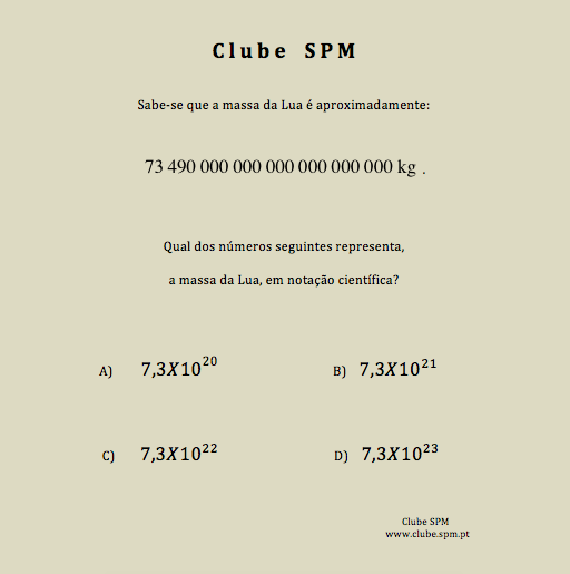 Como representar números em Notação Científica 