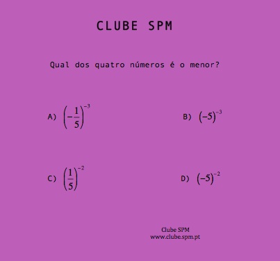 Quiz Matemático - Qual dos números é divisível por 4? • Notícias • Clube da  SPM